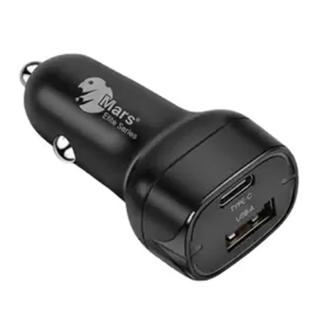 Mars Elite Series Multiprotocol PD + QC 3.0 Car Charger E71