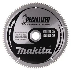 Makita B-33336 Circular saw blade, Specialized T.C.T, 260 x 30 mm, 100 T