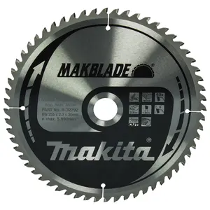 Makita B-32792 Circular Saw Blade, Makblade T.C.T, 255 x 30mm, 60T