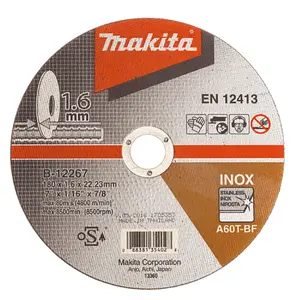 Makita B-12267-10 Cut-Off Wheel 180 mm, A60T