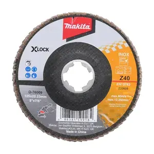 Makita D-76009 Flap Disc for X-Lock Grinder 125mm Grit Z40