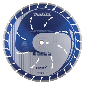 Makita B-13568 Diamond wheel 400 mm, Comet Rapide, 3DDG, Dry & Wet