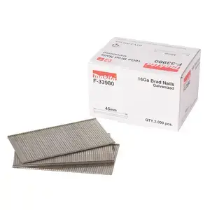 Makita F-33980 Brad Nails, 1,6 x 45 mm, 16 Ga, 2000 pcs