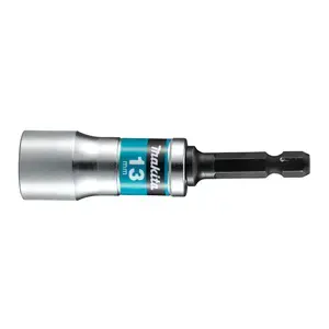 Makita E-03492 Tilt socket bit Impact Premier, Hex 13 x 80 mm, 1/4