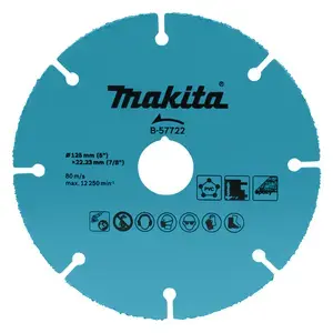 Makita B-57722 Tungsten Carbide Grit Blade 125 mm