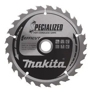Makita B-62985 Circular Saw Blade, Efficut, TCT, 165x20mm, 25T
