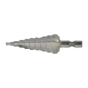 Makita D-40157 Step Drill Bit Spiral Flute 4 - 20 mm