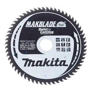 Makita B-08822 Circular Saw Blade, MakBlade Plus T.C.T, 200 x 30 mm, 60 T