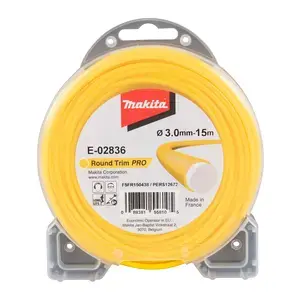Makita E-02836 Round trim pro nylon cord, 3,0 mm x 15 m