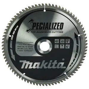 Makita B-33386 Circular Saw Blade, Specialized, TCT, 260x30mm, 80T