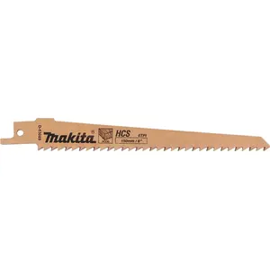 Makita D-53089 Reciprosaw Blade, 150 mm, 6 TPI