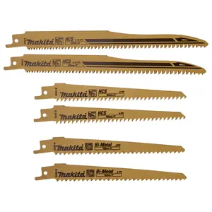 Makita B-44432 Reciprosaw Blade Set 6 pcs
