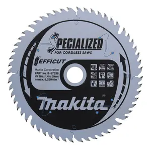 Makita B-57336 Circular saw blade, Efficut T.C.T, 165 x 20 mm, 56 T