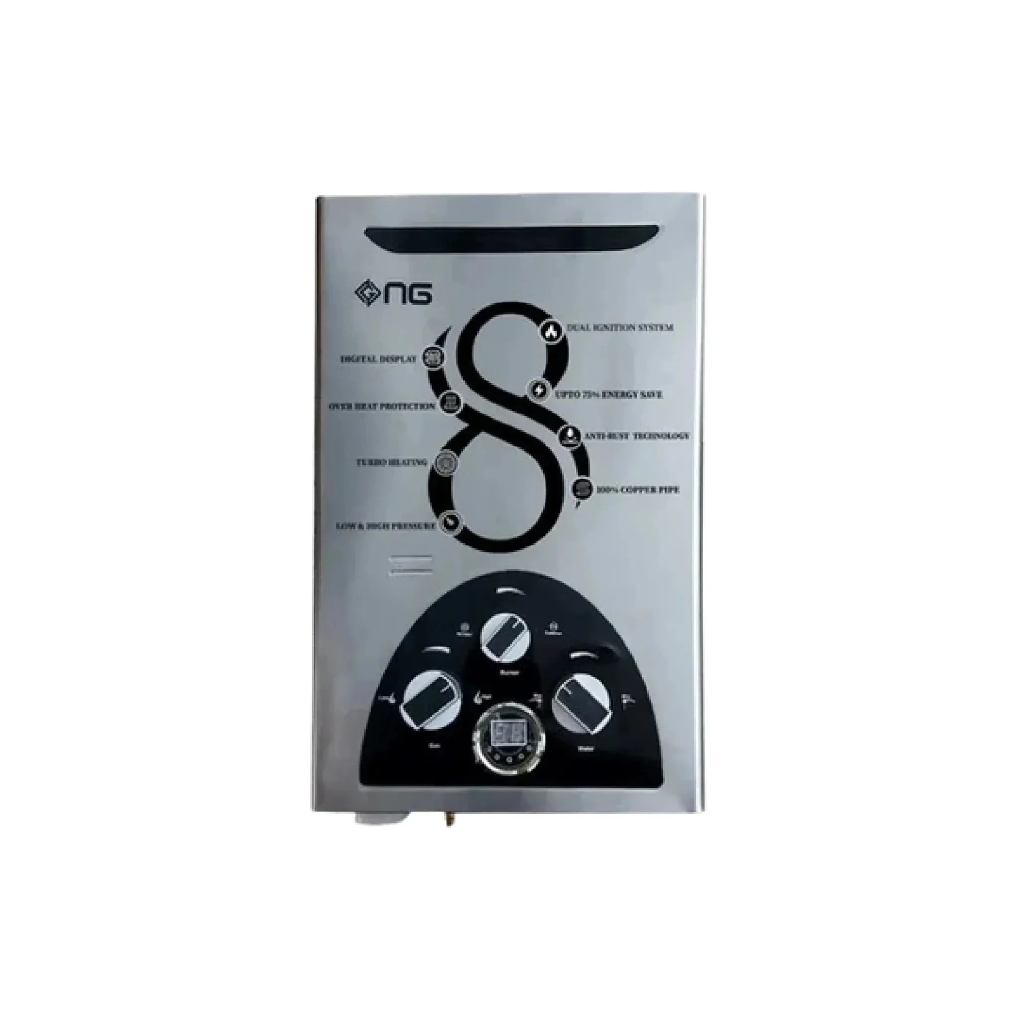 Nasgas Instant Gas Geyser DG-07 Dlx (Executive)