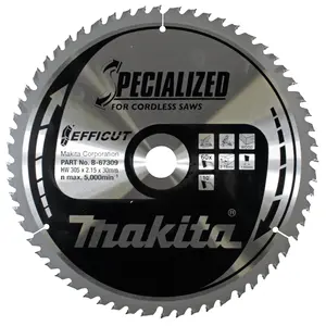 Makita B-67309 Circular Saw Blade, Efficut, TCT, 305x30mm, 60T