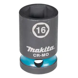 Makita E-16128 Impact Black Impact Socket, 16mm, 1/2