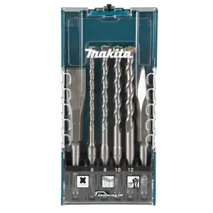 Makita E-15746-12 T.C.T Hammer Drill Bit set, SDS-PLUS, 12 pcs