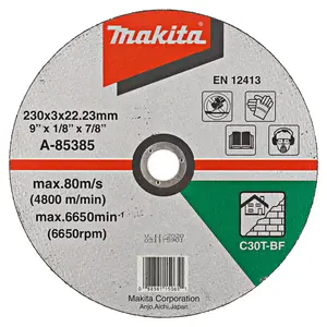 Makita A-85385 Cut off wheel 230 x 3,0 x 22,23 mm