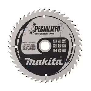 Makita B-53746 Circular Saw Blade, Specialized T.C.T. 165 x 20mm, 44T