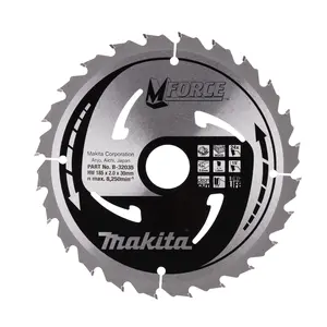 Makita B-32035 Circular Saw Blade, M-Force T.C.T, 185 x 30mm, 24T
