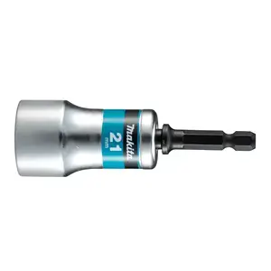 Makita E-03539 Tilt socket bit Impact Premier, Hex 21 x 80 mm, 1/4