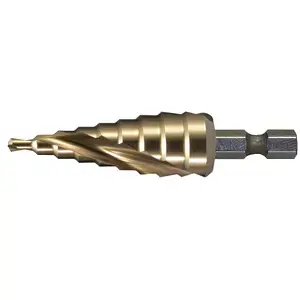 Makita D-40179 Step Drill Bit Spiral Flute TiN 4 - 12 mm