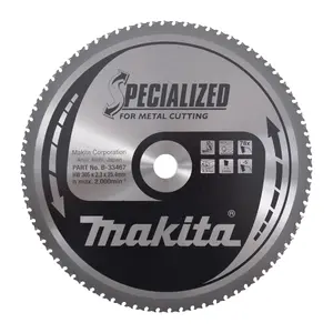 Makita B-33467 Circular Saw Blade, Specialized T.C.T, 305 x 25.4mm, 78T