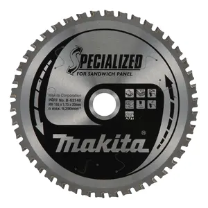 Makita B-63149 Circular Saw Blade, Specialized, T.C.T 165x20x42T