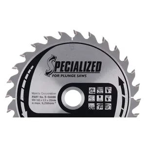 Makita B-56699 Circular saw blade, Specialized T.C.T, 165 x 20 mm, 28 T
