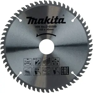 Makita D-65589 T.C.T. Circular Saw Blade 185 x 30 mm, 60 T