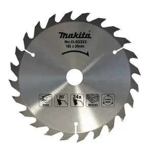 Makita D-03333 Circular saw blade, Standard T.C.T, 165 x 20 mm, 24 T