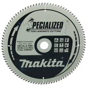 Makita B-33881 Circular Saw Blade, Specialized T.C.T, 305x30mm, 96T