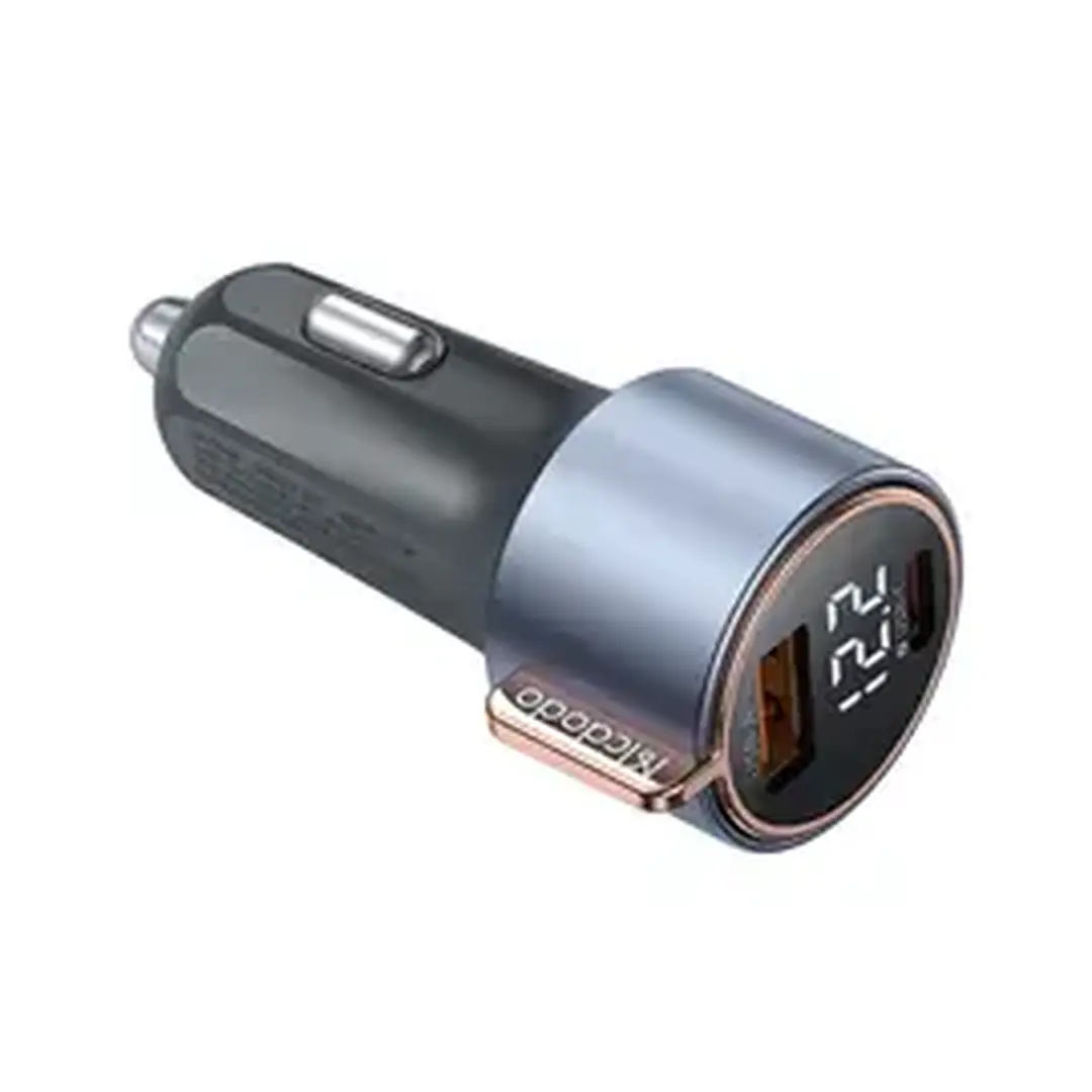 Mcdodo CC-369 75W USB-A & USB-C PD Fast Digital Display Car Charger