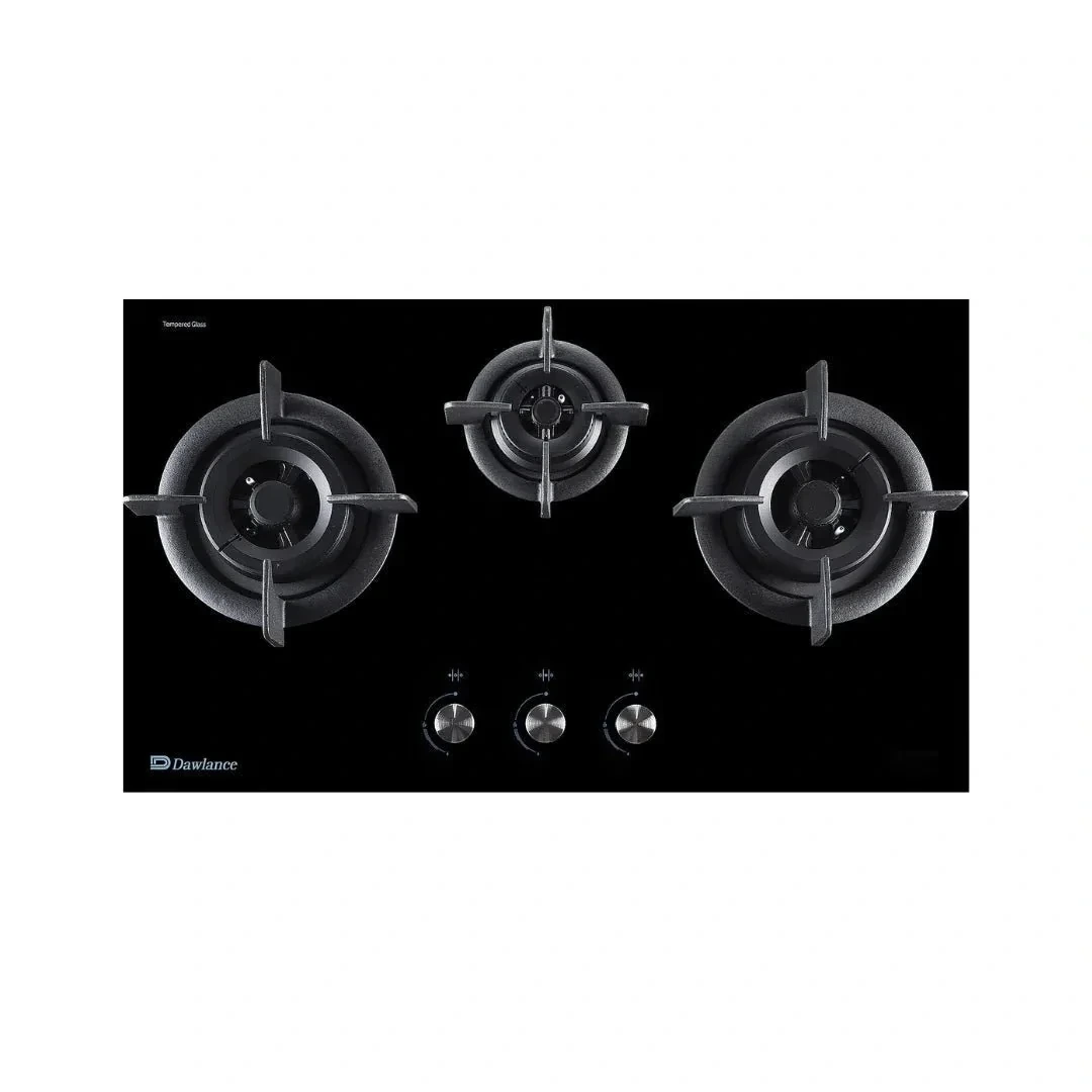 Dawlance Gas Hob (DHG 390 BN A Series) 3 BRN Glass