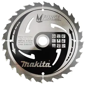 Makita B-08028 Circular saw blade, M-Force T.C.T, 180 x 20 mm, 24 T