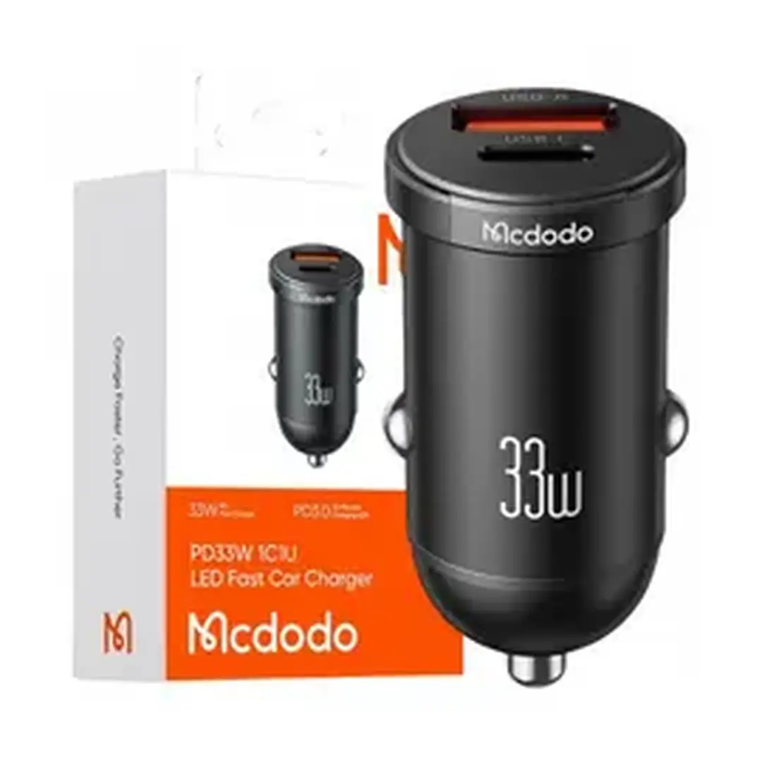 Mcdodo CC-232 33W Fast Car Charger with USB-A and USB-C Ports
