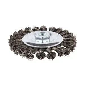 Makita D-29577 Wire wheel brush, Knotted wire 125 mm
