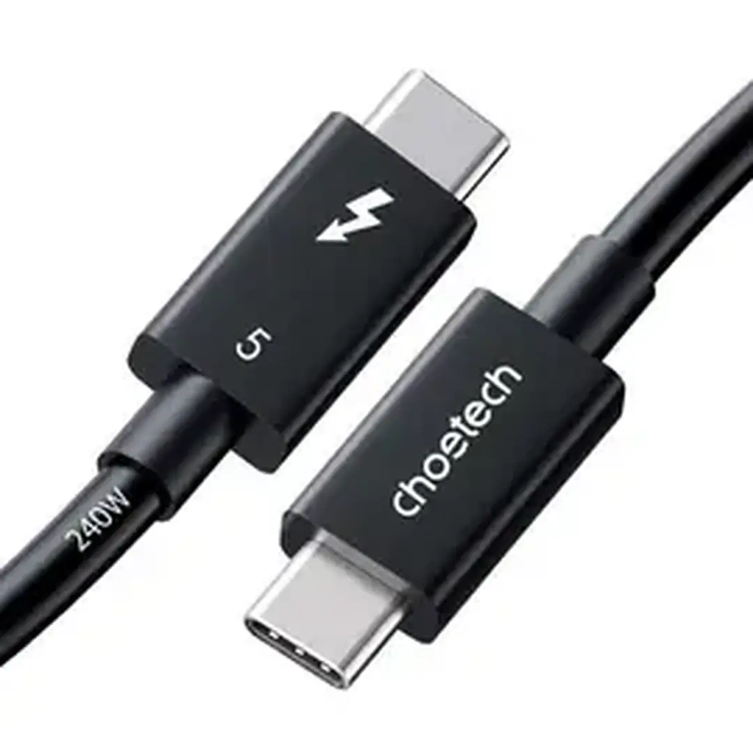 Choetech 240W Thunderbolt 5 Type-C to Type-C High Speed 8K Cable A3011