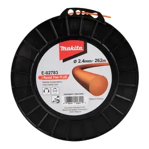 Makita E-02783 Round trim plus nylon cord, 2,4 mm x 262 m