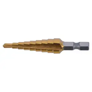 Makita D-40113 Step Drill Bit Straight Flute TiN 4 - 12 mm