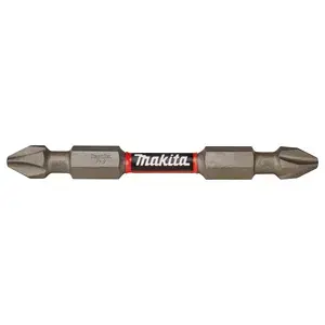 Makita E-06286 Torsion screw bit Impact Premier, PH2 - PH2, 65 mm, Double-end, 1/4
