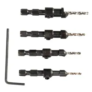 Makita D-73455 Countersink with drill bit set 4 pcs