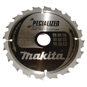 Makita B-33102 Circular Saw Blade, Specialized, TCT, 185x30mm, 20T