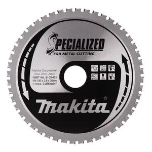 Makita B-33451 Circular Saw Blade, Specialized, TCT, 185x30mm, 48T