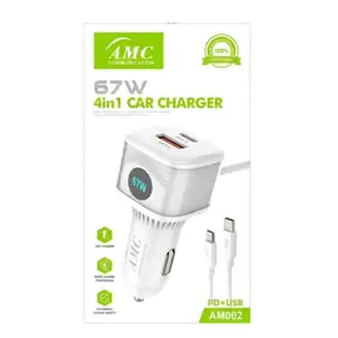 AMC AM-002 67W 4in1 Car Charger