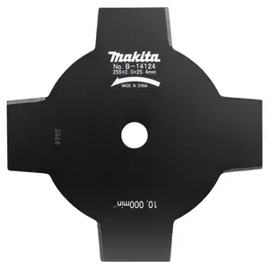 Makita B-14124 Brushcutter Blade 25,4 x 255 mm, 4 T