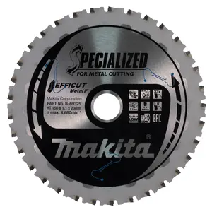Makita B-69325 Circular Saw Blade, Efficut, TCT, 150x20mm, 33T