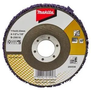 Makita B-29016 Strip Disc 115 mm Fiberglass Backing, Purple